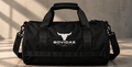 Bolsa de gimnasio Bovidae negra – diseño con logo Move Beyond
