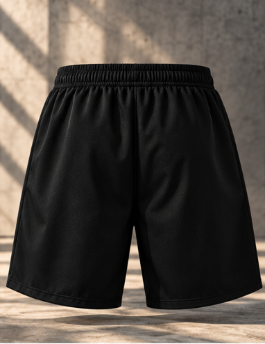 Shorts de entrenamiento Bovidae negros – espalda